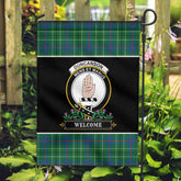 Duncanson Tartan Crest Garden Flag - Welcome Style